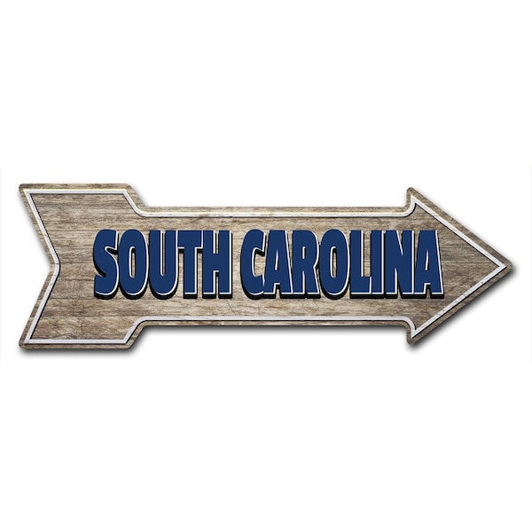 South Carolina 2 Arrow Decal Funny Home Decor 36in Wide